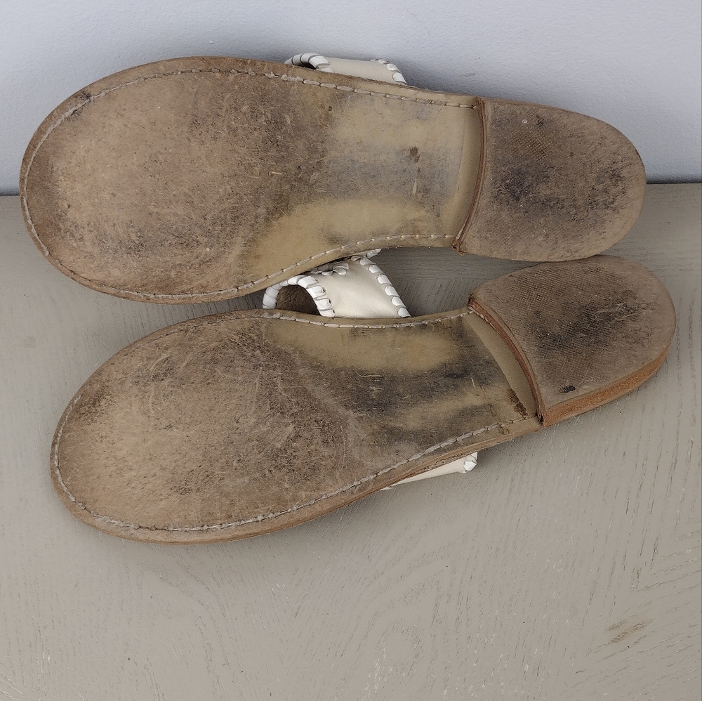 Jack Rogers Cream Sandals - Picture 6 of 6